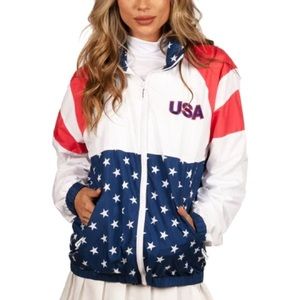 Tipsy Elves USA Windbreaker Jacket small